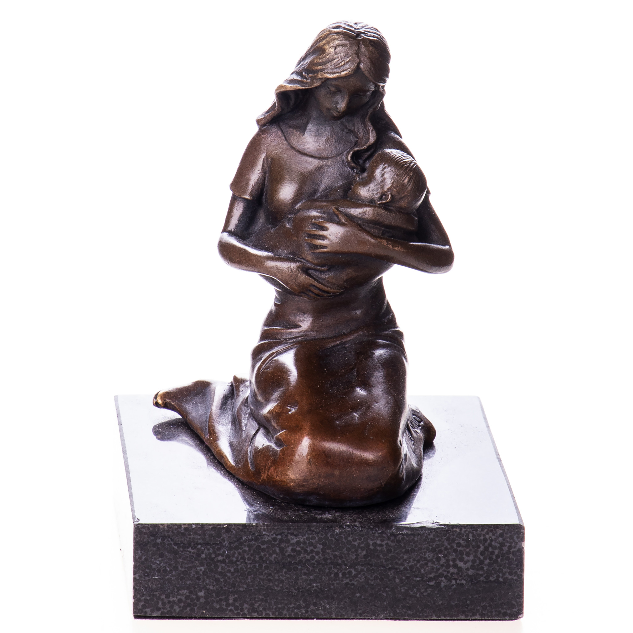 Kép a Anya gyermekkel - bronz szobor