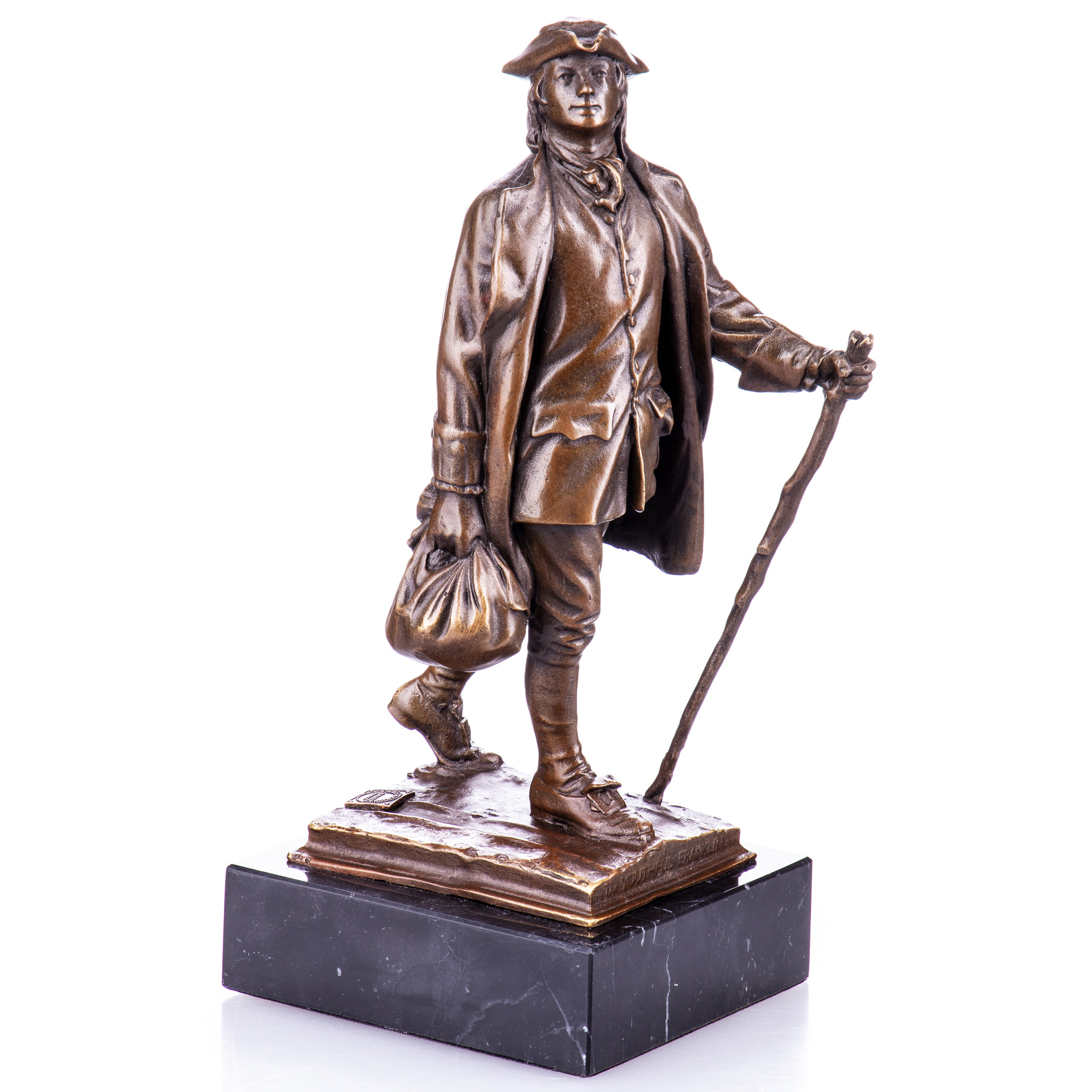 Kép a Benjamin Franklin - bronz szobor