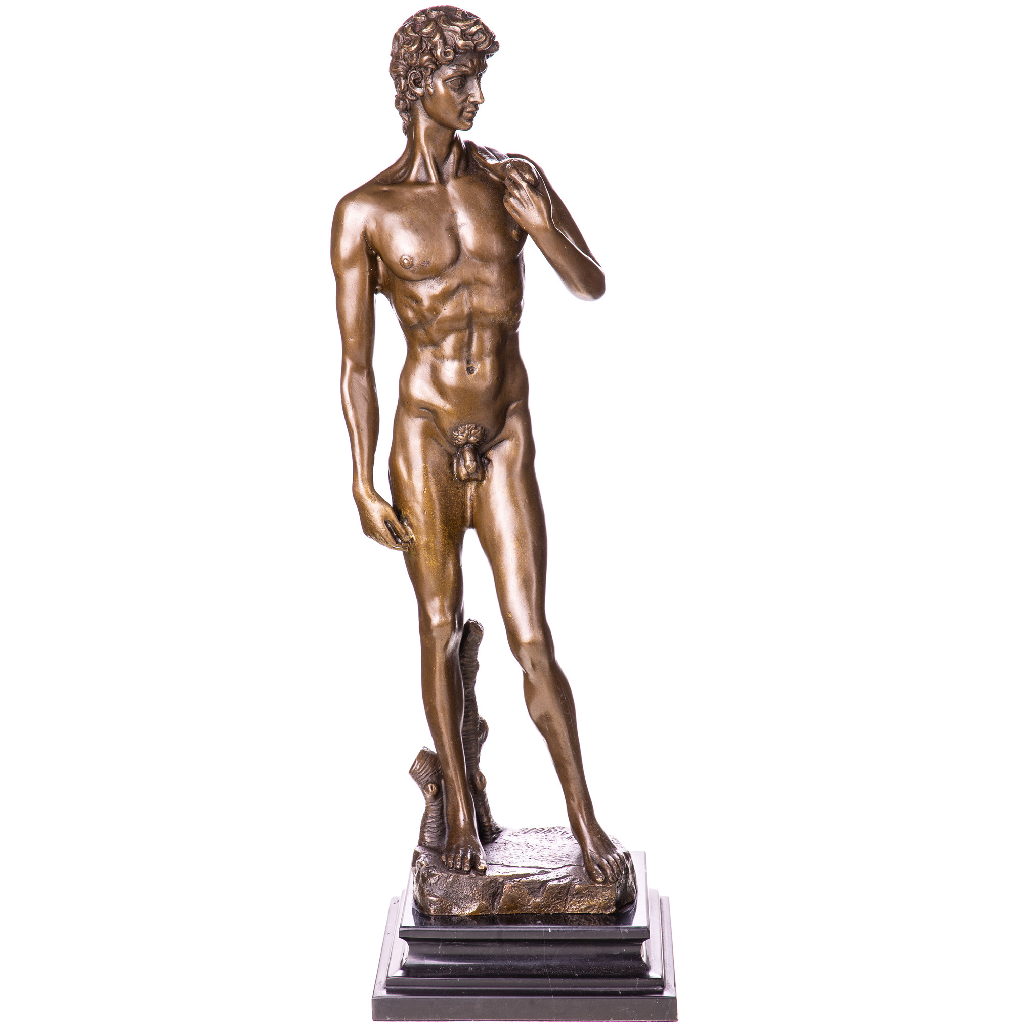 Kép a Dávid - mitológiai bronz szobor
