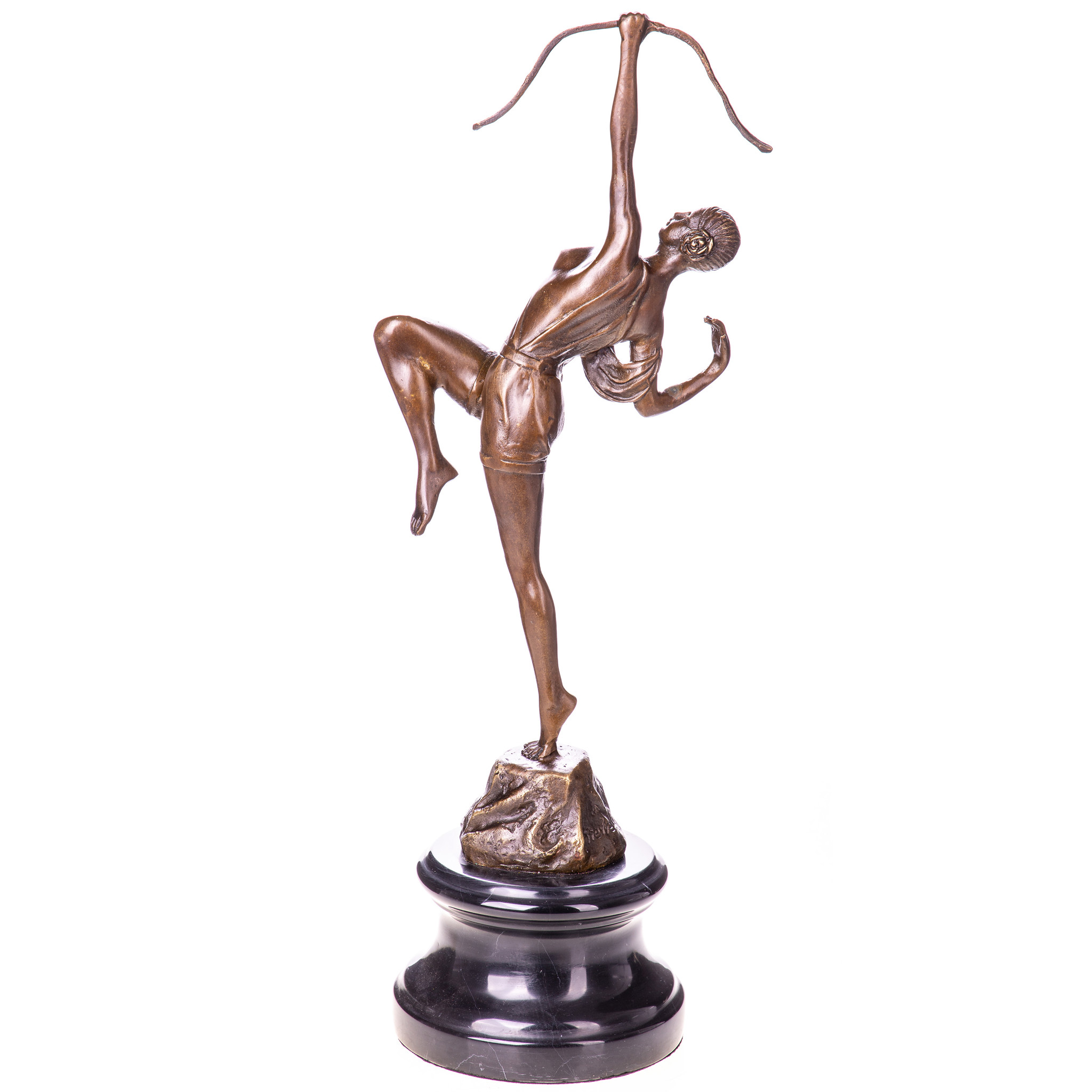 Kép a Diana íjjal - bronz szobor, Art Deco