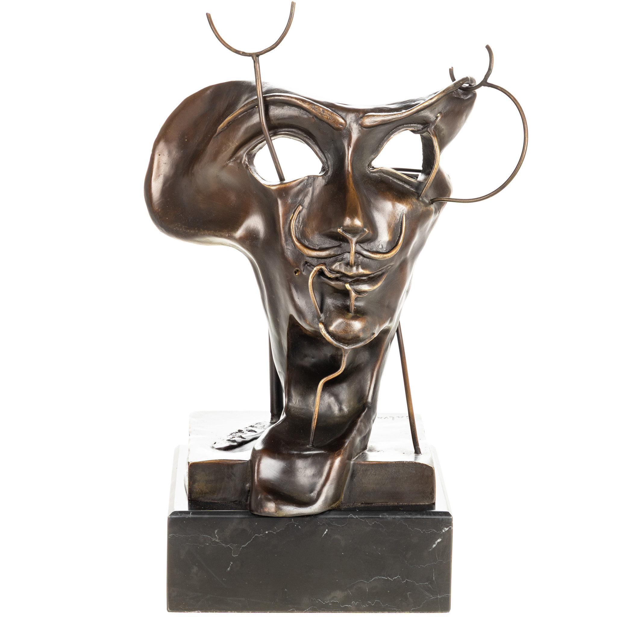 Dali modern bronz szobor